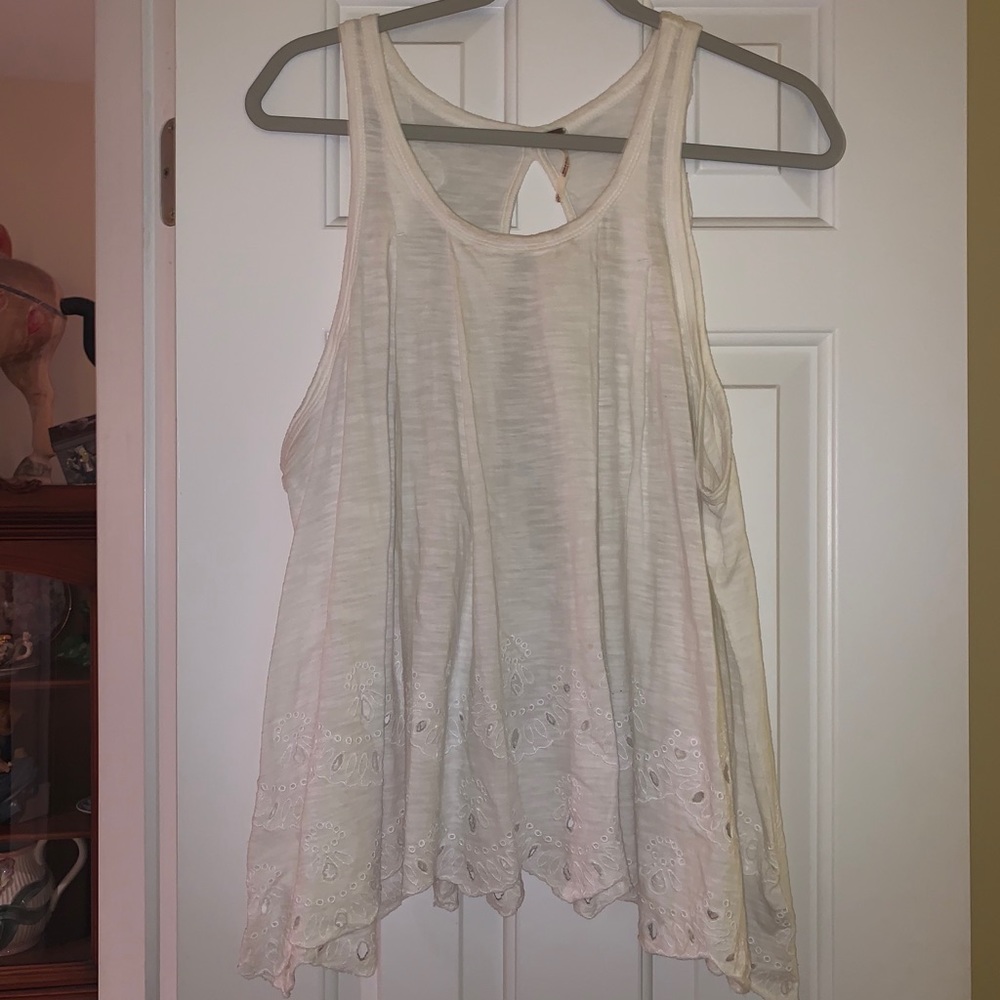 Free People Eyelet Tank